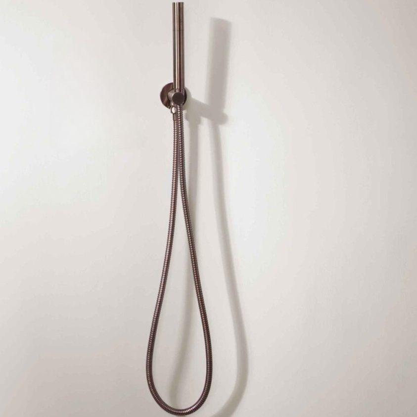 product cut out image of jtp vos brushed bronze shower handset with outlet and hose